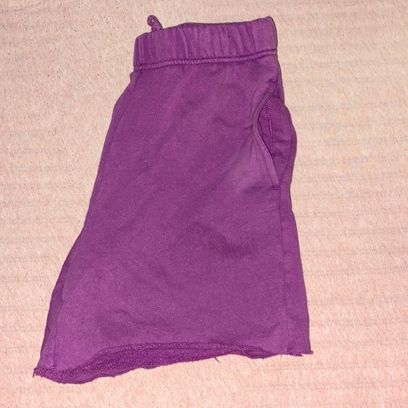 Pacsun Purple Fleece Sweat Shorts - Picture 4 of 4